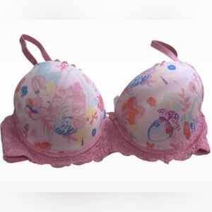 CXL Christian Lacroix Multicolor Floral Print Bra 34 B
